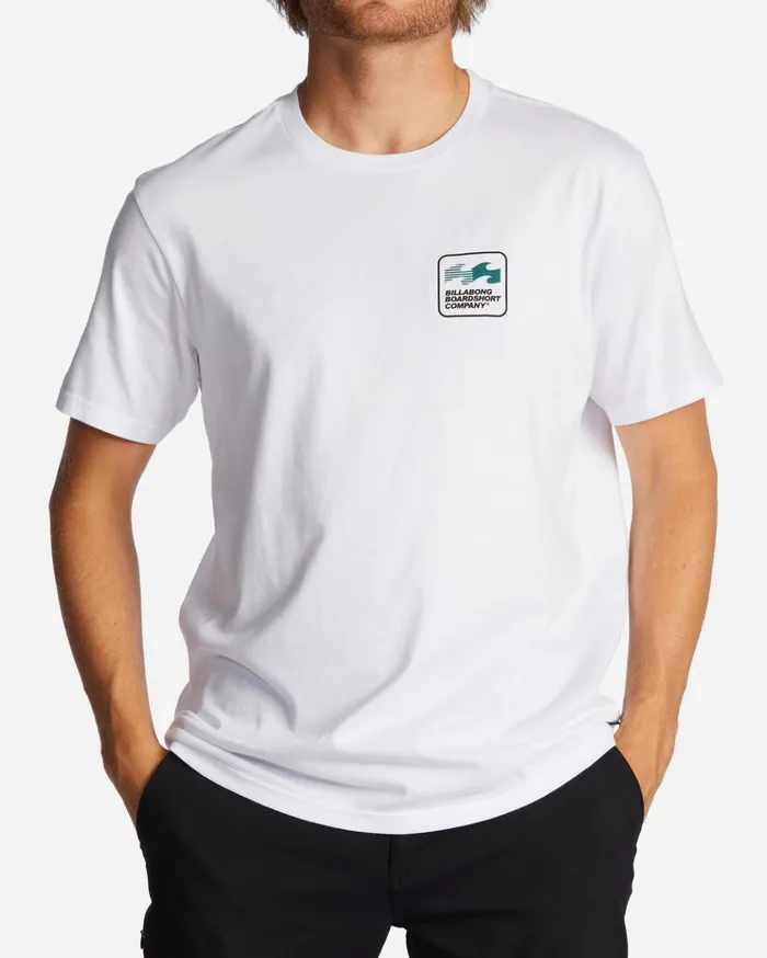 Billabong Walled TShirt White Men TShirts