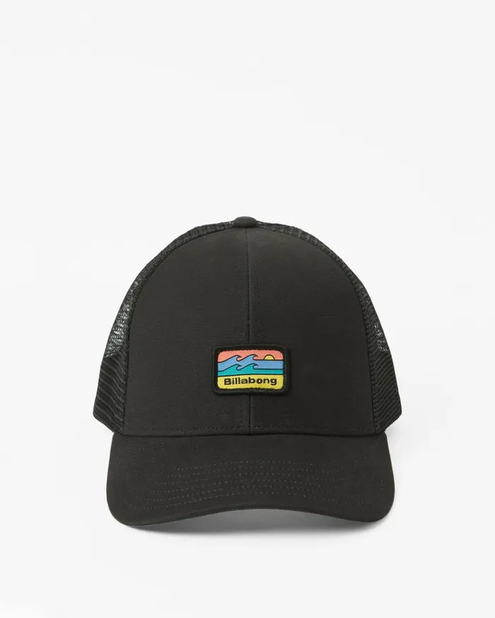 Billabong Walled Trucker Hat Black Men Hats Billabong Walled Trucker Hat Black Men Hats