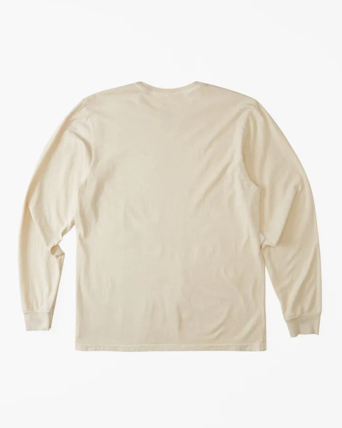 Billabong Wave Washed Long Sleeve TShirt Bone Men TShirts Billabong Wave Washed Long Sleeve TShirt Bone Men TShirts