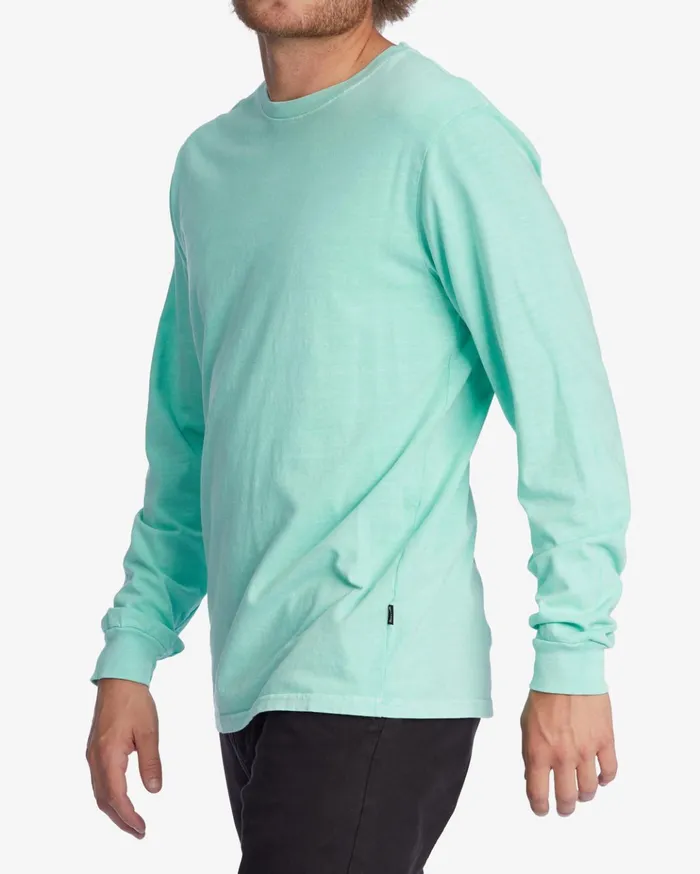 Billabong Wave Washed Long Sleeve TShirt Mint Men TShirts Billabong Wave Washed Long Sleeve TShirt Mint Men TShirts