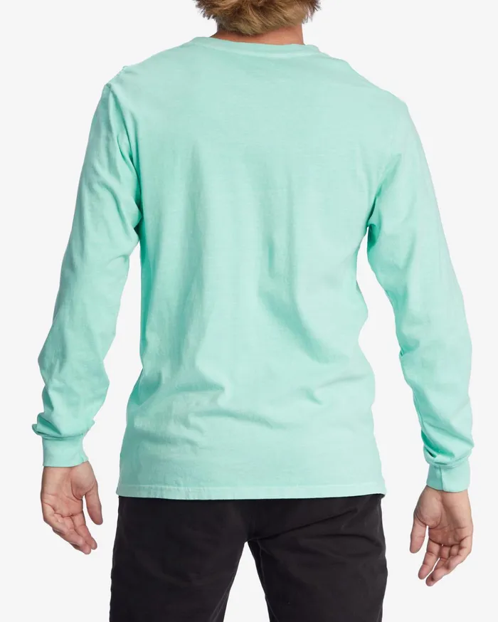 Billabong Wave Washed Long Sleeve TShirt Mint Men TShirts Billabong Wave Washed Long Sleeve TShirt Mint Men TShirts