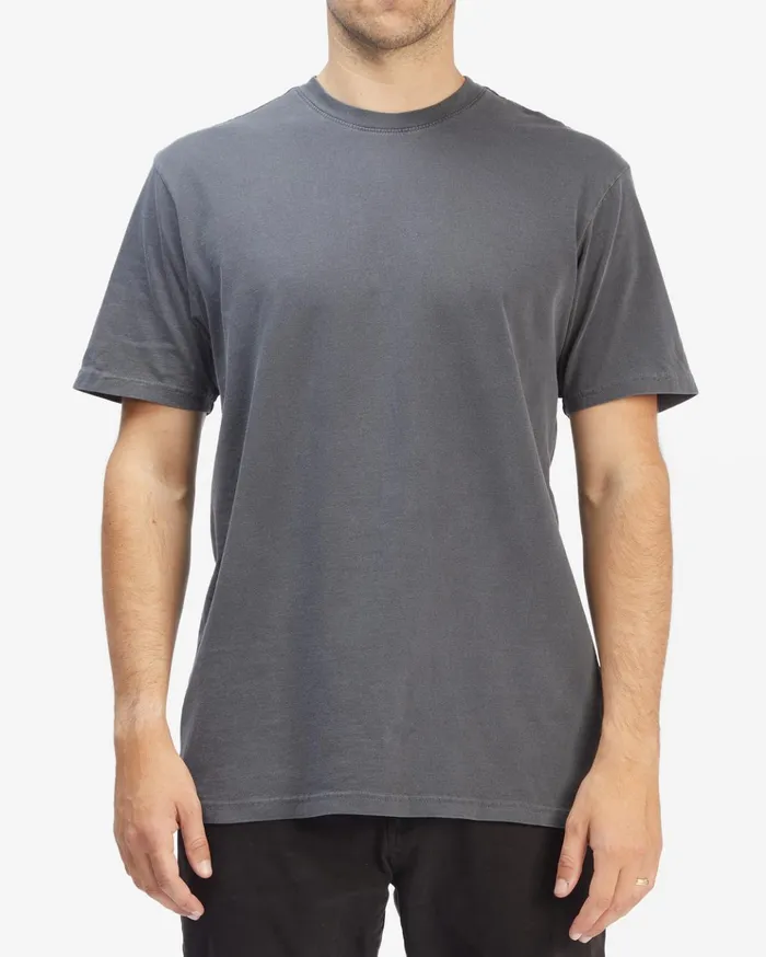 Billabong Wave Washed Short Sleeve TShirt Charcoal Men TShirts Billabong Wave Washed Short Sleeve TShirt Charcoal Men TShirts
