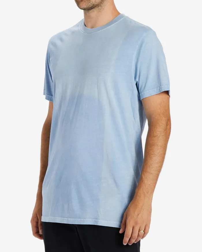 Billabong Wave Washed Short Sleeve TShirt Washed Blue Men TShirts Billabong Wave Washed Short Sleeve TShirt Washed Blue Men TShirts