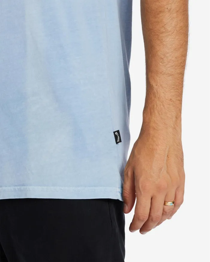 Billabong Wave Washed Short Sleeve TShirt Washed Blue Men TShirts Billabong Wave Washed Short Sleeve TShirt Washed Blue Men TShirts
