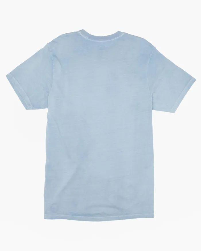 Billabong Wave Washed Short Sleeve TShirt Washed Blue Men TShirts Billabong Wave Washed Short Sleeve TShirt Washed Blue Men TShirts