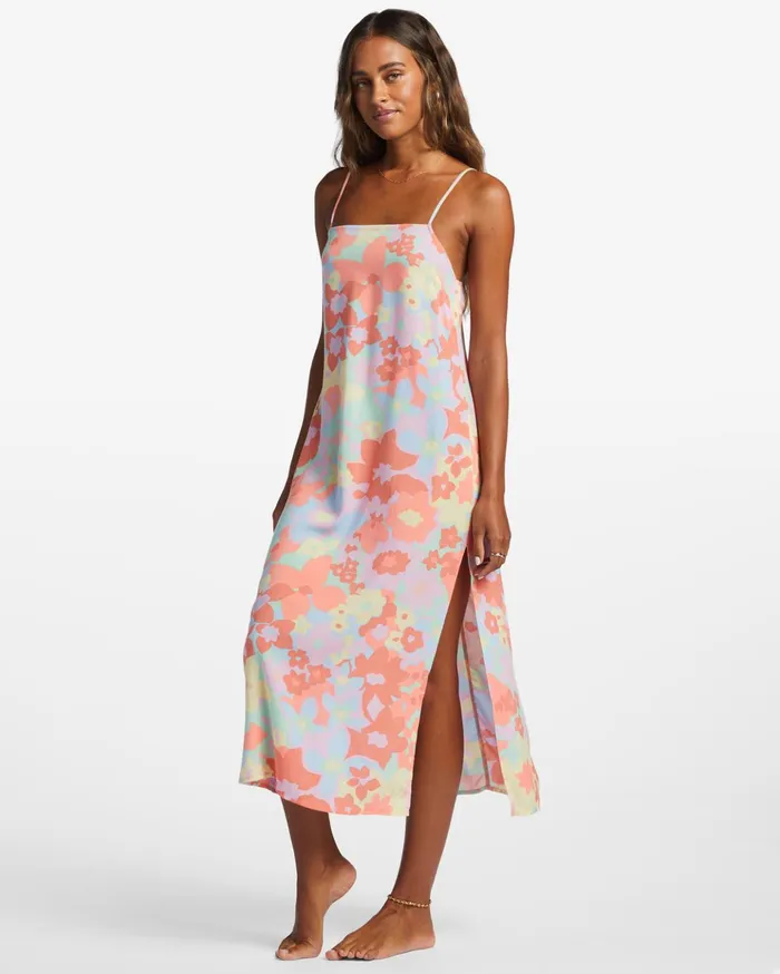 Billabong Weekend Waves Midi Dress Peach Pie Women Dresses Billabong Weekend Waves Midi Dress Peach Pie Women Dresses