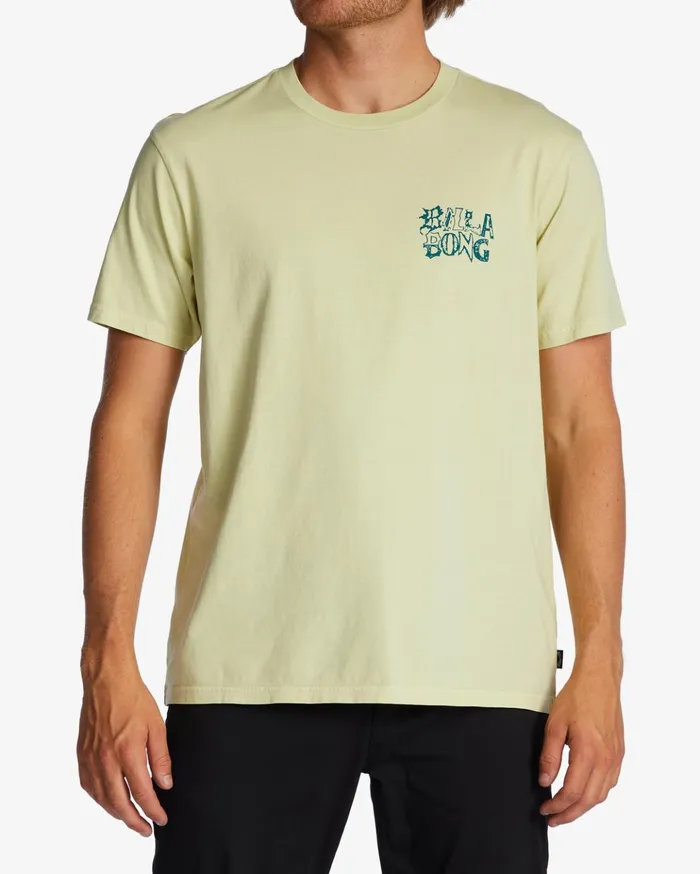 Billabong Worded TShirt Light Lime Men TShirts