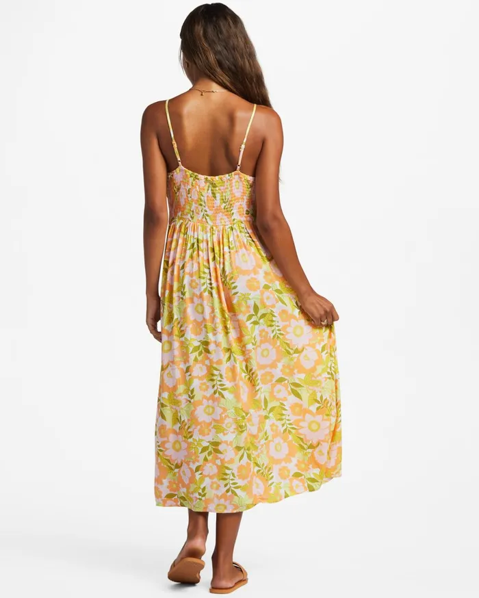Billabong Your Babe Midi Dress Orange Peel Women Dresses Billabong Your Babe Midi Dress Orange Peel Women Dresses