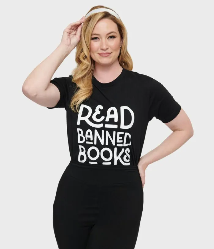 Black and White Read Banned Books Unisex Graphic Tee Clothing Unique Vintage Graphic Tees Black and White Read Banned Books Unisex Graphic Tee Clothing Unique Vintage Graphic Tees