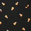 Black Candy Corn Print Poppy Flare Dress DressesPlus Unique Vintage Pocket Dresses