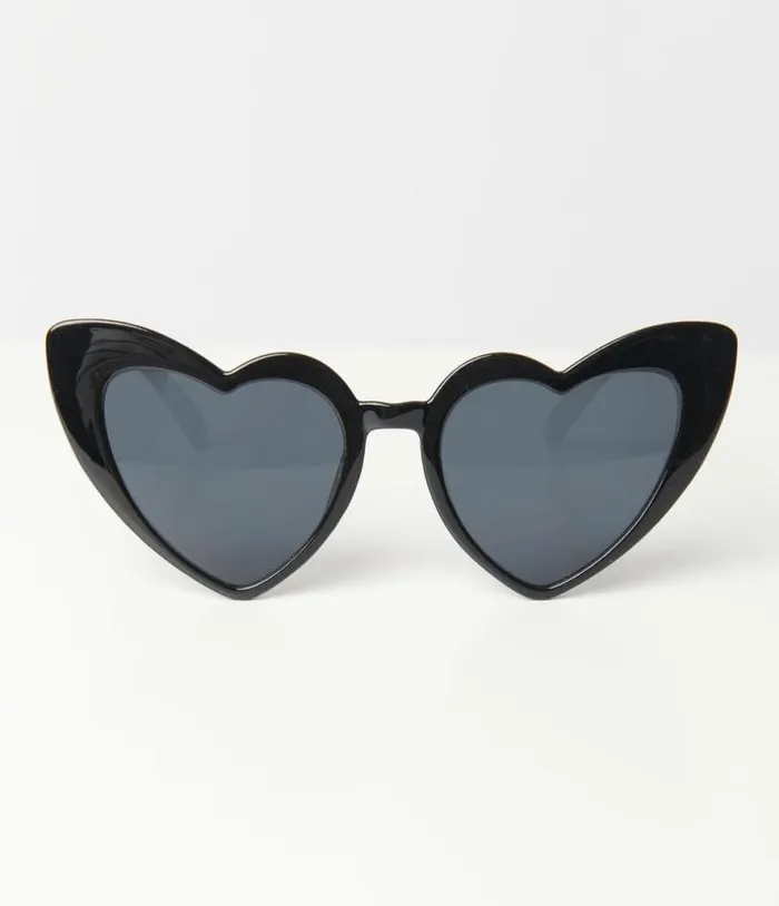 Black Heart Sunglasses Accessories Unique Vintage Sunglasses
