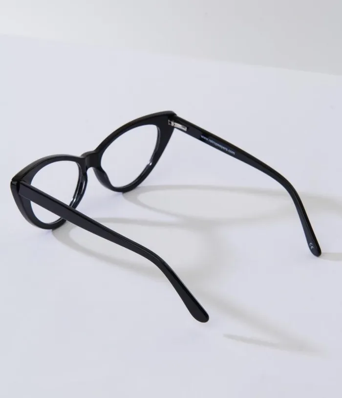 Black Rimmed Cat Eye Glasses Accessories Unique Vintage Sunglasses