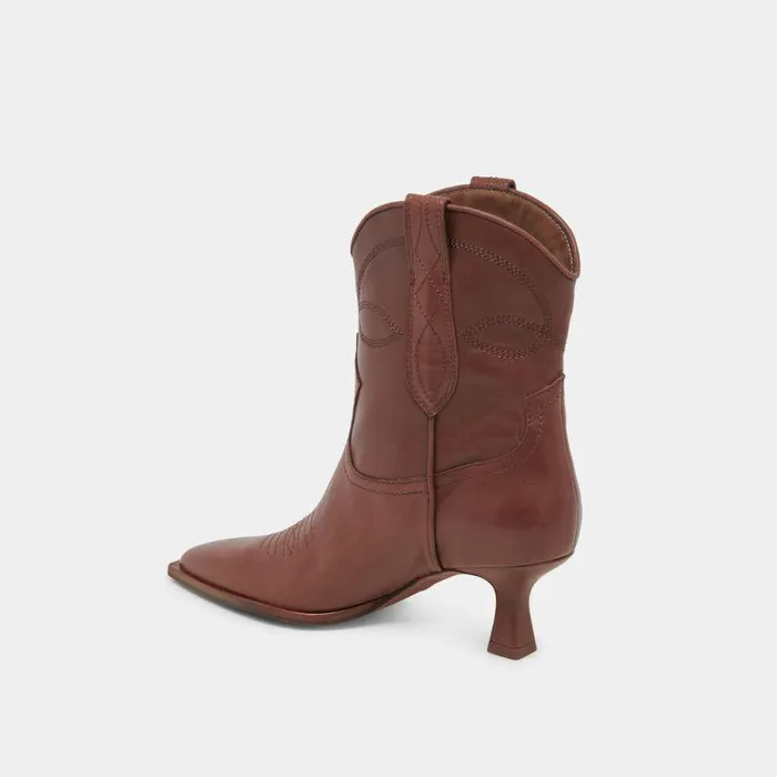 Boots and Booties Shop Dolce Vita Angel Booties Chocolate Leather Chocolate Leather