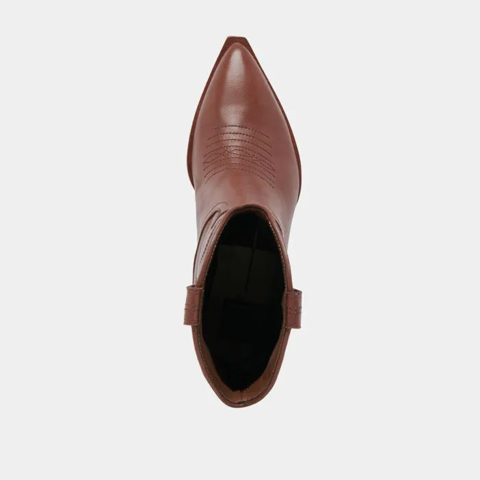 Boots and Booties Shop Dolce Vita Angel Booties Chocolate Leather Chocolate Leather