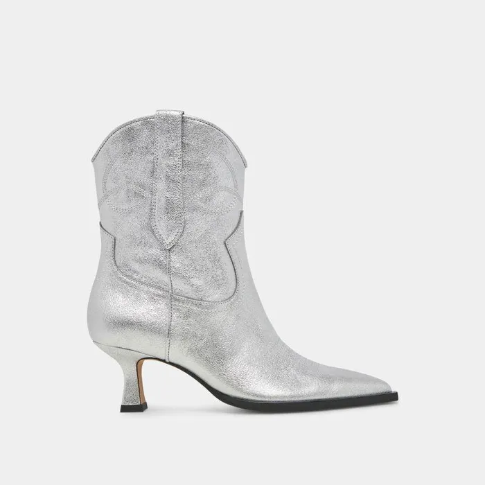 Boots and Booties Shop Dolce Vita Angel Booties Silver Metallic Leather Silver Metallic Leather Boots and Booties Shop Dolce Vita Angel Booties Silver Metallic Leather Silver Metallic Leather