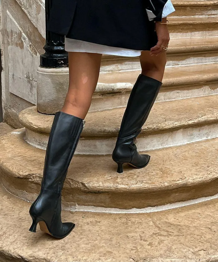 Boots and Booties Shop Dolce Vita Auggie Boots Black Leather Black Leather