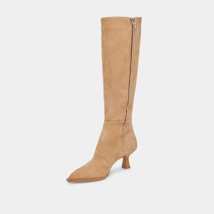 Boots and Booties Shop Dolce Vita Auggie Boots Camel Suede Women039s Camel Suede Kneehigh Boots Camel Suede