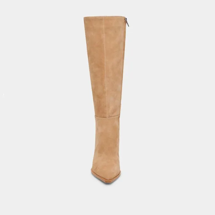 Boots and Booties Shop Dolce Vita Auggie Boots Camel Suede Women039s Camel Suede Kneehigh Boots Camel Suede