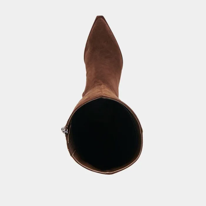 Boots and Booties Shop Dolce Vita Auggie Boots Dk Brown Suede Women039s Brown Suede Kneehigh Boots Dk Brown Suede