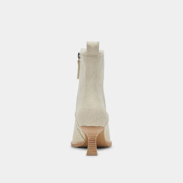 Boots and Booties Shop Dolce Vita Austin Boots Ivory Denim Ivory Denim
