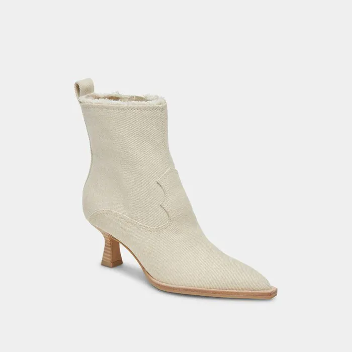 Boots and Booties Shop Dolce Vita Austin Boots Ivory Denim Ivory Denim