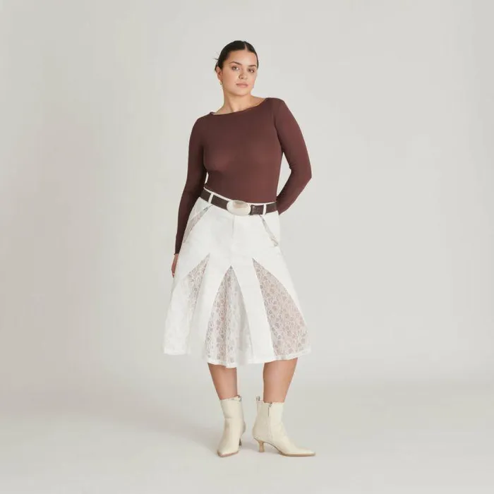 Boots and Booties Shop Dolce Vita Austin Boots Ivory Denim Ivory Denim