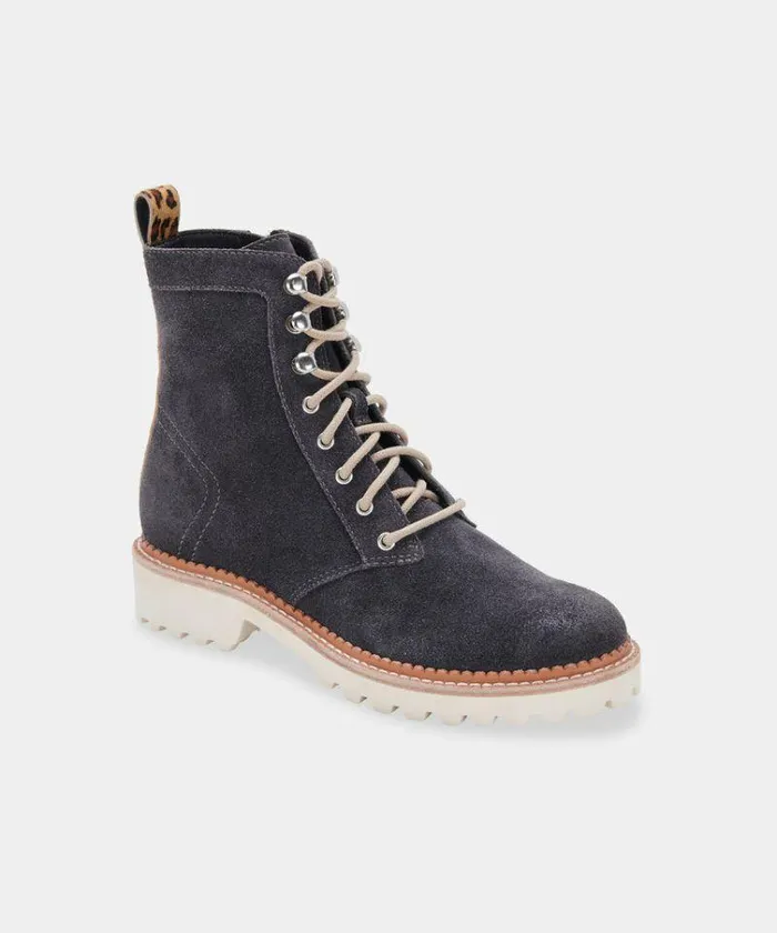 Boots and Booties Shop Dolce Vita Avena Boots Anthracite Suede Anthracite Suede