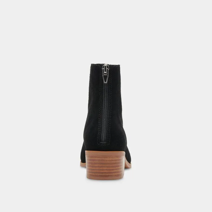 Boots and Booties Shop Dolce Vita Ayisha Booties Onyx Suede Onyx Suede