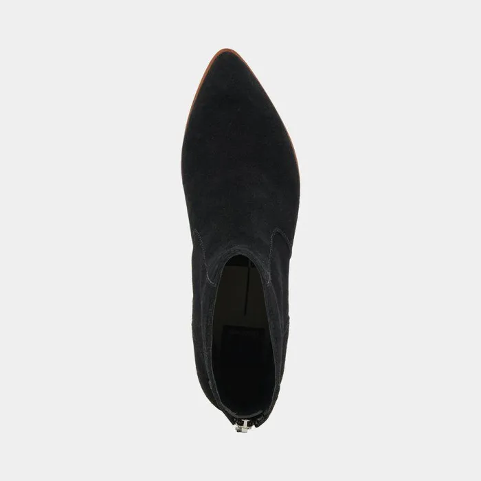 Boots and Booties Shop Dolce Vita Ayisha Booties Onyx Suede Onyx Suede