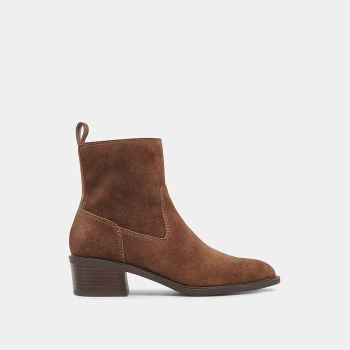 Boots and Booties Shop Dolce Vita Bili H2o Booties Cocoa Suede Cocoa Suede