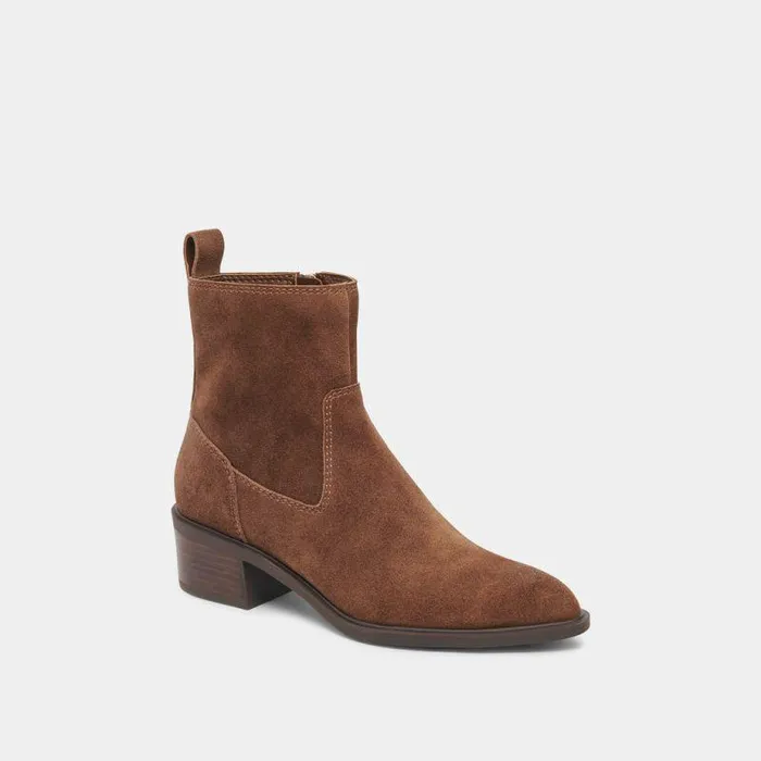 Boots and Booties Shop Dolce Vita Bili H2o Booties Cocoa Suede Cocoa Suede