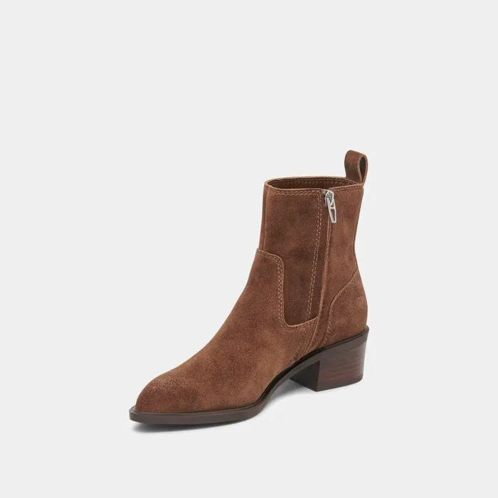 Boots and Booties Shop Dolce Vita Bili H2o Booties Cocoa Suede Cocoa Suede
