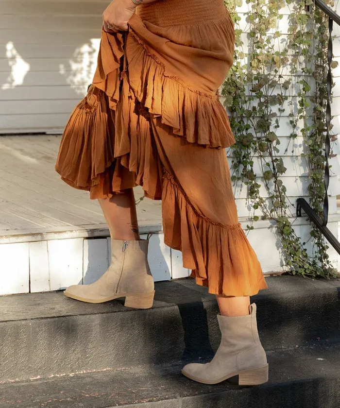Boots and Booties Shop Dolce Vita Bili H2o Booties Taupe Suede Taupe Suede