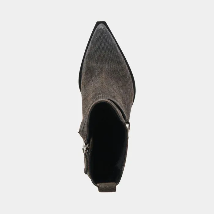 Boots and Booties Shop Dolce Vita Bounty Boots Onyx Embossed Suede Onyx Embossed Suede