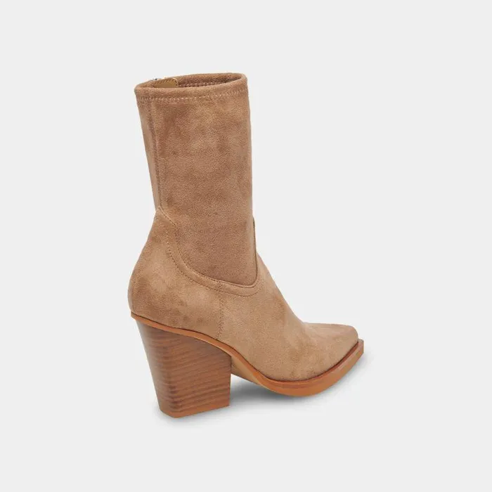 Boots and Booties Shop Dolce Vita Boyd Boots Truffle Stella Suede Women039s Minimalist Booties Truffle Stella Suede