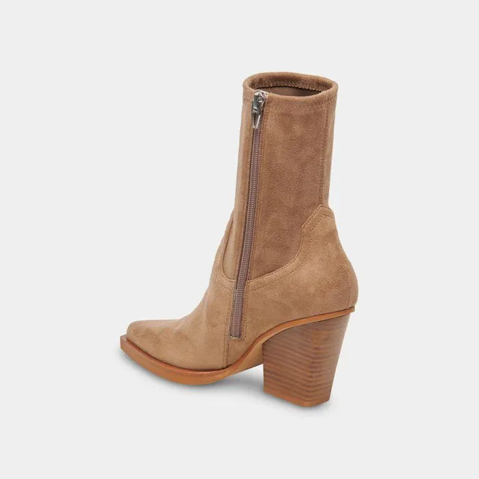 Boots and Booties Shop Dolce Vita Boyd Boots Truffle Stella Suede Women039s Minimalist Booties Truffle Stella Suede