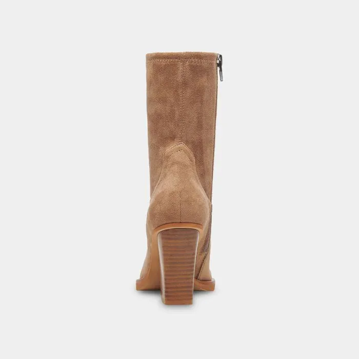 Boots and Booties Shop Dolce Vita Boyd Boots Truffle Stella Suede Women039s Minimalist Booties Truffle Stella Suede