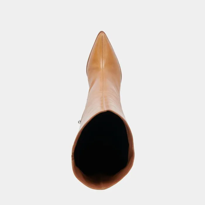 Boots and Booties Shop Dolce Vita Bruce Saddle Boots Saddle Leather Boots With Wedge Heel Saddle Leather