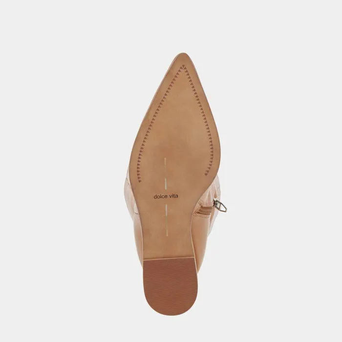 Boots and Booties Shop Dolce Vita Bruce Saddle Boots Saddle Leather Boots With Wedge Heel Saddle Leather