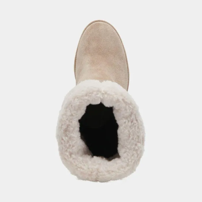 Boots and Booties Shop Dolce Vita Caddie Plush Boots Almond Suede Almond Suede