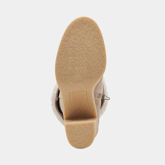 Boots and Booties Shop Dolce Vita Caddie Plush Boots Almond Suede Almond Suede