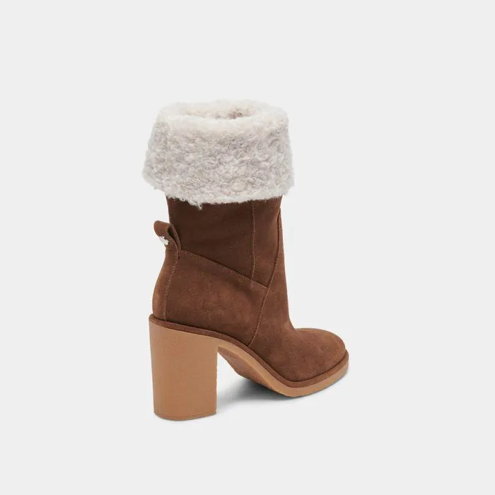Boots and Booties Shop Dolce Vita Caddie Plush Boots Cocoa Suede Cocoa Suede