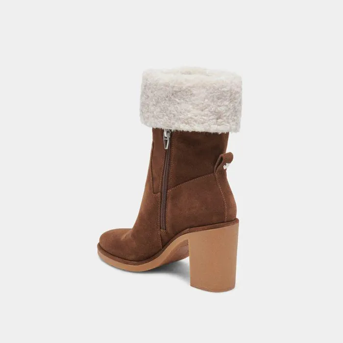 Boots and Booties Shop Dolce Vita Caddie Plush Boots Cocoa Suede Cocoa Suede