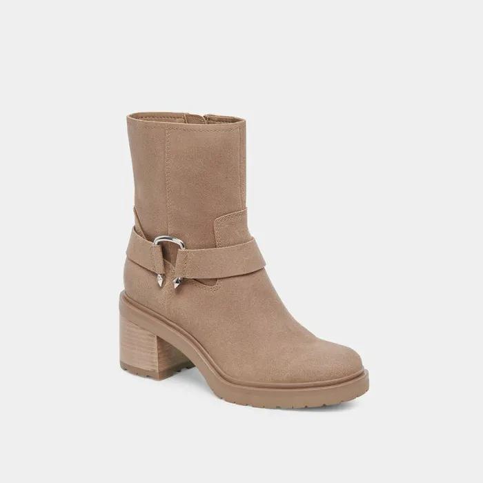 Boots and Booties Shop Dolce Vita Camros Boots Truffle Suede Women039s Truffle Suede Moto Boots Truffle Suede