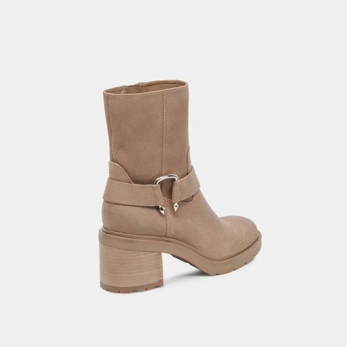 Boots and Booties Shop Dolce Vita Camros Boots Truffle Suede Women039s Truffle Suede Moto Boots Truffle Suede