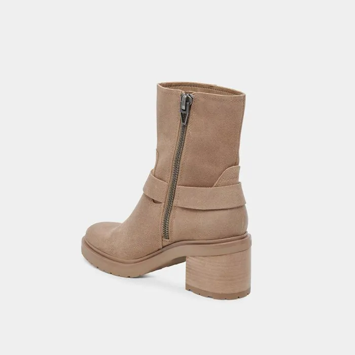 Boots and Booties Shop Dolce Vita Camros Boots Truffle Suede Women039s Truffle Suede Moto Boots Truffle Suede