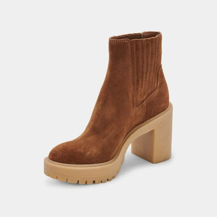 Boots and Booties Shop Dolce Vita Caster H2o Booties Camel Suede Camel Suede