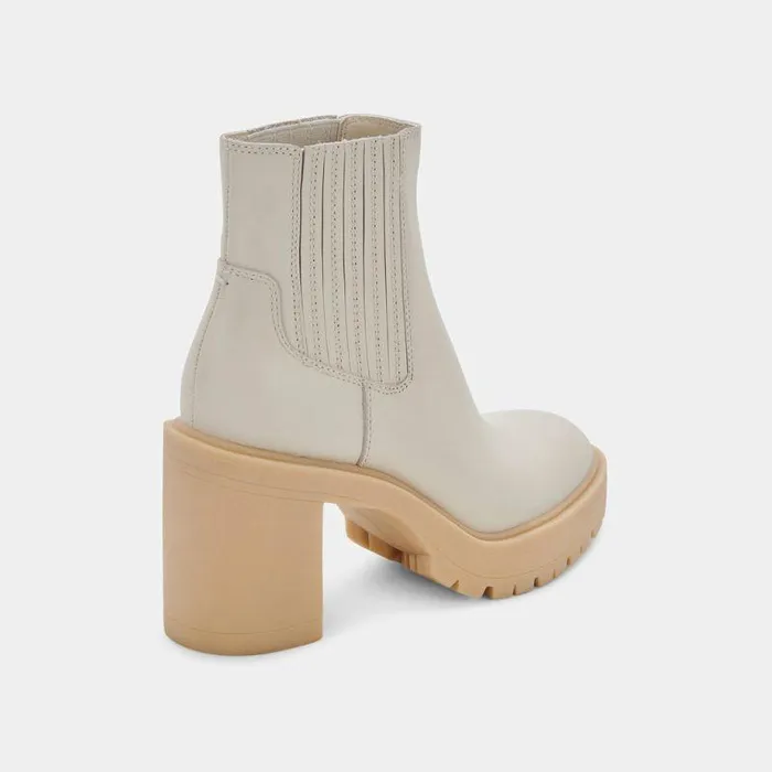 Boots and Booties Shop Dolce Vita Caster H2o Booties Ivory Leather Ivory Leather