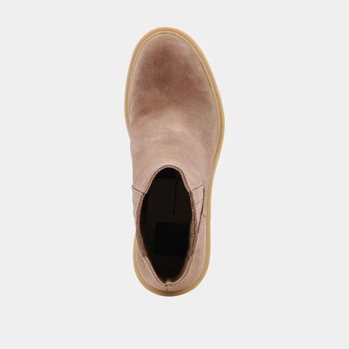 Boots and Booties Shop Dolce Vita Caster H2o Booties Mushroom Suede Mushroom