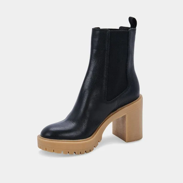Boots and Booties Shop Dolce Vita Coen H2o Boots Black Leather Black Leather H2o
